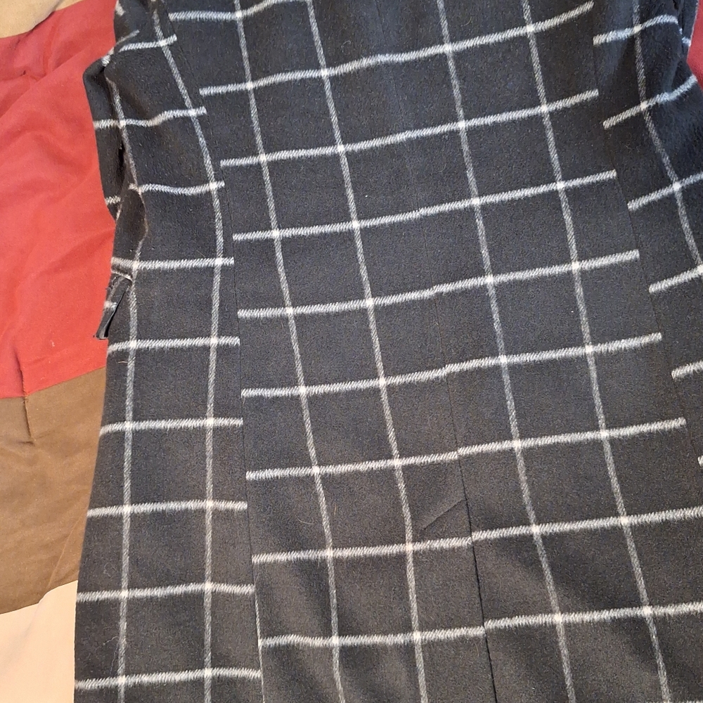 Primark Windowpane Check Coat - Chick And Cozy - Picture 6 of 9